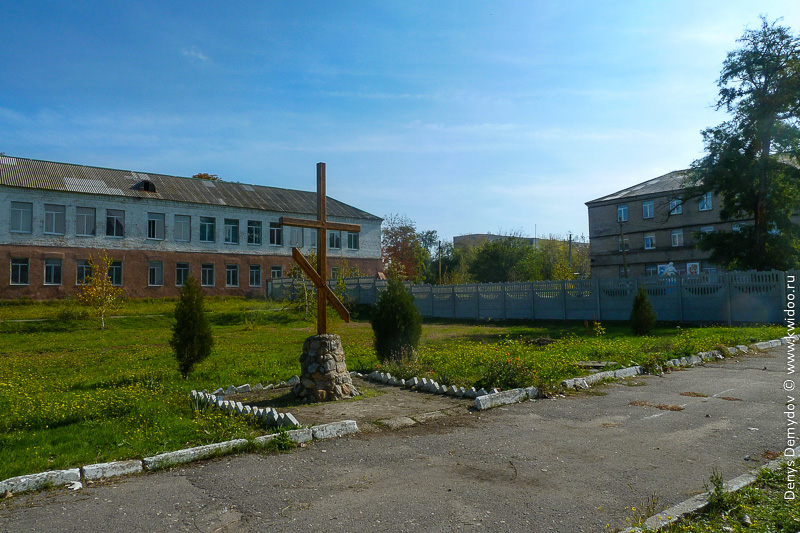 Вид на каретный сарай усадьбы Попова