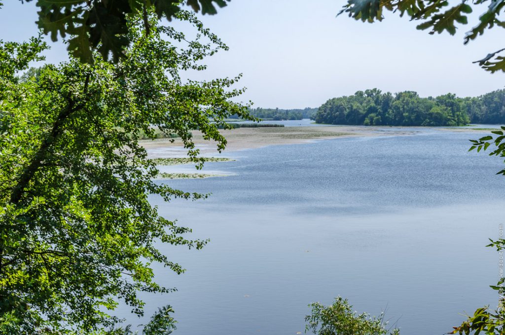 سطح المياه في بحيرة غولوفكوفسكي هو واحد من المسطحات المائية الكثيرة في هذا الجزء من الجزيرة.