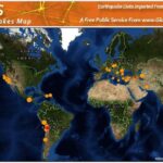 Карта землетрясений онлайн