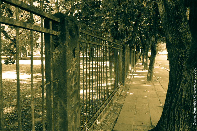 Забор тянется очень далеко и скрывает за собой печальные истории...