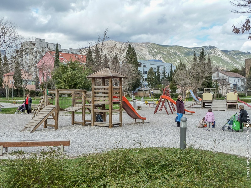Children's playground in the park