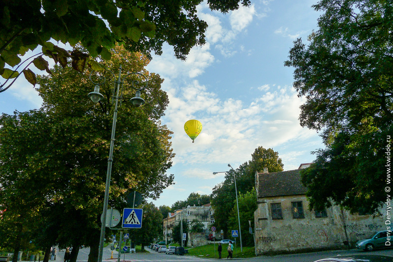 Воздушные шары над Вильнюсом летают очень часто