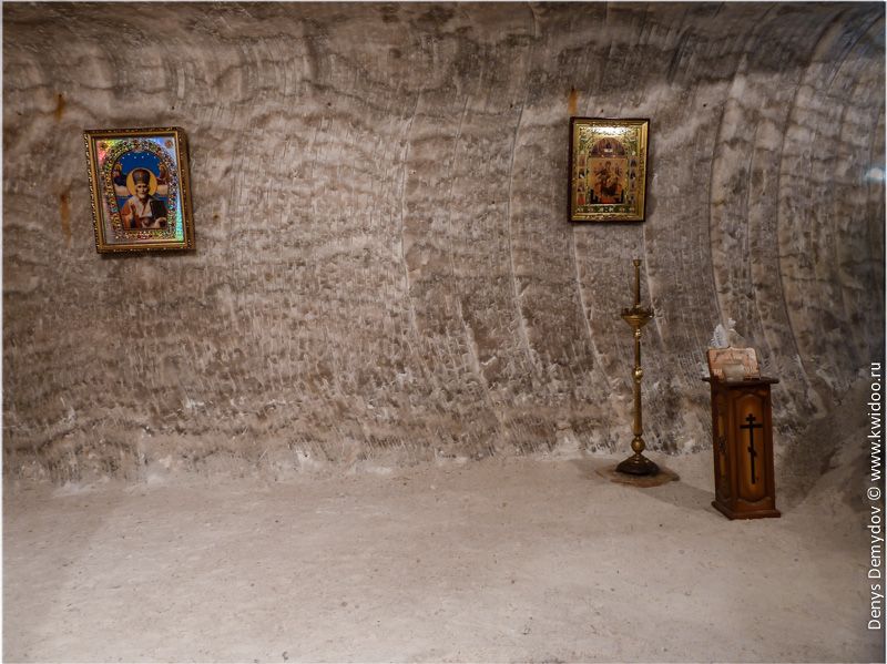 Подземная церковь в Соледаре для шахтеров